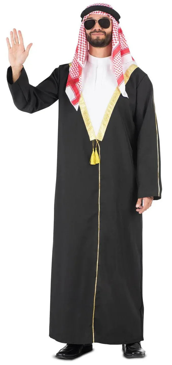 Disfraz de Príncipe Saudí para Hombre Jeque Árabe Viving